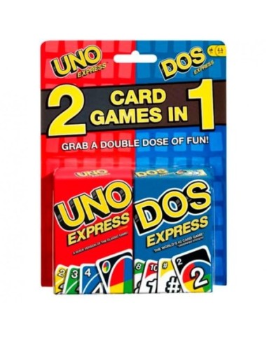 TOYS-JUEGO MATTEL PACK UNO+DOS 446GVP49