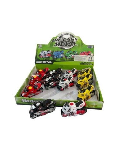 TOYS-MOTO CARRERAS PLAST.RETRO (EX.12)