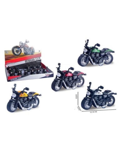 TOYS-MOTOS PULLBACK HARLEY (EX.12)