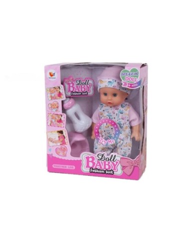 TOYS-MUÑECA BABY DOLL C/COMPL. 03-10211