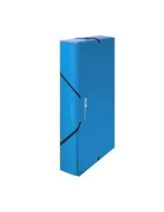 CAJA PROYECTOS PLUS A4 5CM.MATE AZUL
