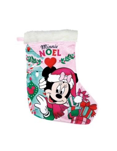 XMAS-CALCETI.PAPA NOEL 42CM.MINNIE LUCKY