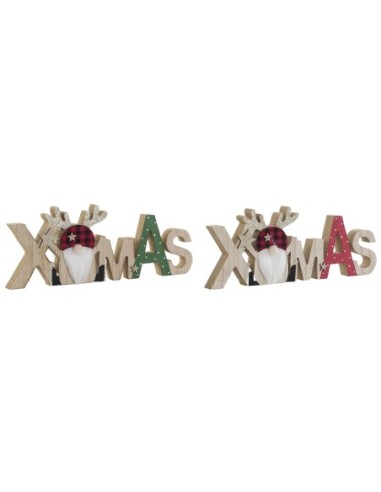 XMAS-DECOR.LETRAS MADERA 30CM. NV-207040