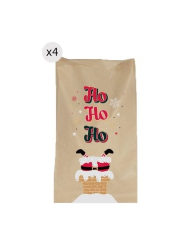 XMAS-JUEGO 4 SOBRES REGALO 20x30 P.NOEL