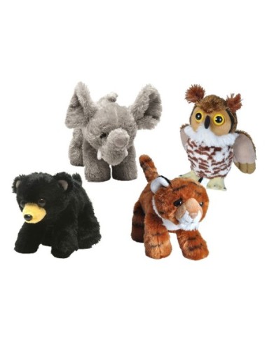 PELUCHE WILD R.HUG'EMS 18CM.-STD.4PZ."A"