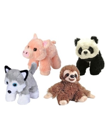 PELUCHE WILD R.HUG'EMS 18CM.-STD.4PZ."B"