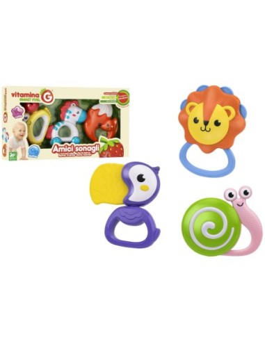 TOYS-SET 3 SONAJEROS VITAMINA 05571