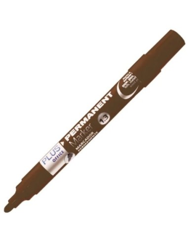 ROTULADOR PLUS PERM.MARKER 3 MARRON