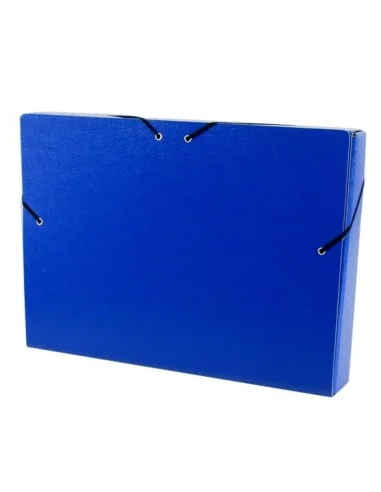 CAJAS PROYECTOS DIN A4 ARMADA 5 CM.AZUL