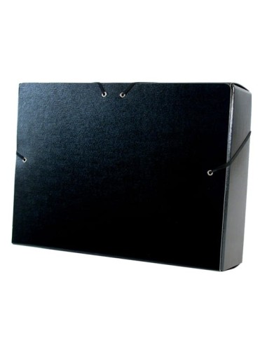 CAJAS PROYECTOS DIN A4 ARMADA 9 CM.NEGRO