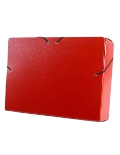 CAJAS PROYECTOS DIN A4 ARMADA 9 CM.ROJO