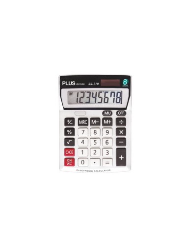 CALCULADORA PLUS 8 DG.(104x138) SS-210