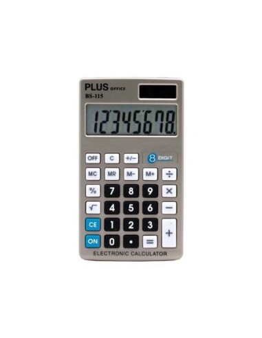 CALCULADORA PLUS 8 DG.(55x95) BS-115