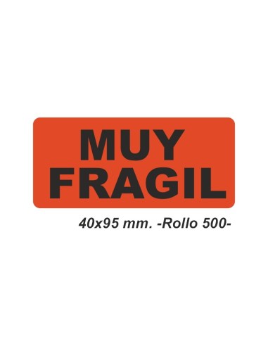 ETIQUETAS ADH.MUY FRAGIL -R/500-