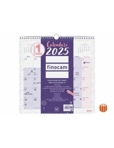 CALEND.FCAM.PARET ESC.CHIC 30x30 CAT.
