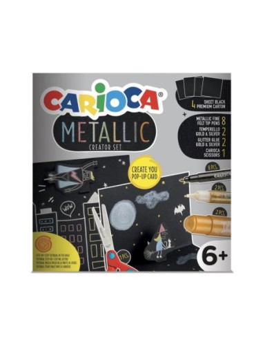 CARIOCA-SET MANUALID.METALLIC 26PZS.