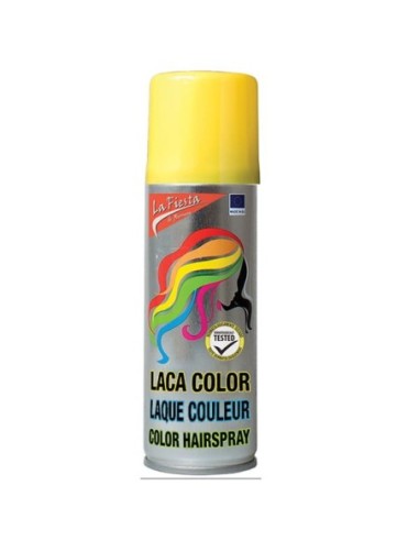 CARNAVAL-SPRAY LACA FLUOR.125ML.AMARILLO