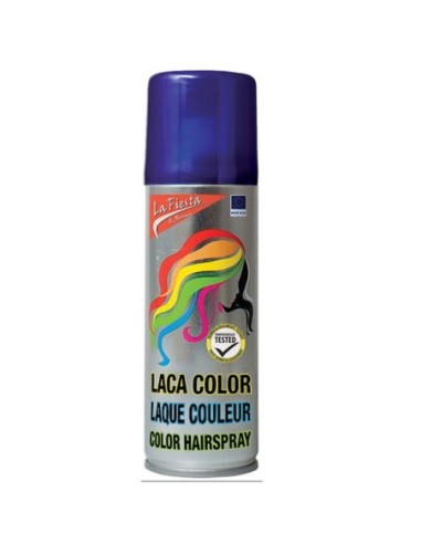 CARNAVAL-SPRAY LACA FLUOR.125ML.AZUL