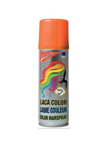 CARNAVAL-SPRAY LACA FLUOR.125ML.NARANJA