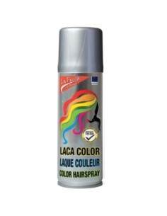 CARNAVAL-SPRAY LACA FLUOR.125ML.PLATA