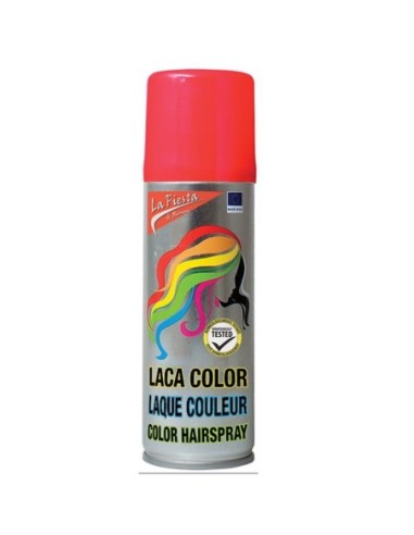 CARNAVAL-SPRAY LACA FLUOR.125ML.ROJO