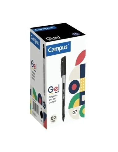 BOLIGRAFO CAMPUS GEL NEGRO 081662
