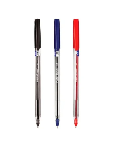 BOLIGRAFO PLUS+BASIC BOLSA 10 COL.STDS.