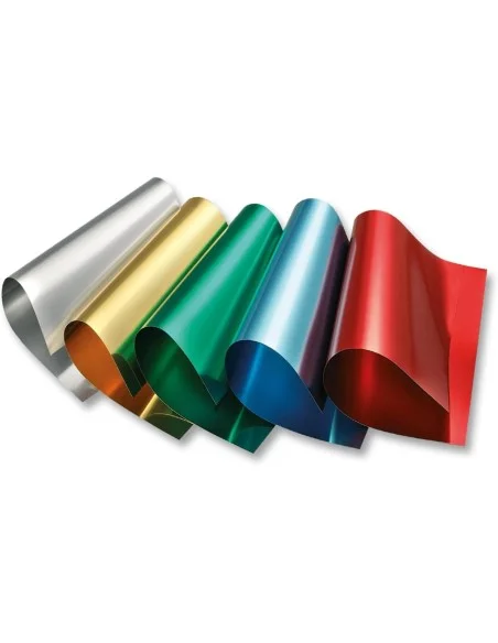 CARTULINA METALIZADA A4 FOLIA-PACK 5-