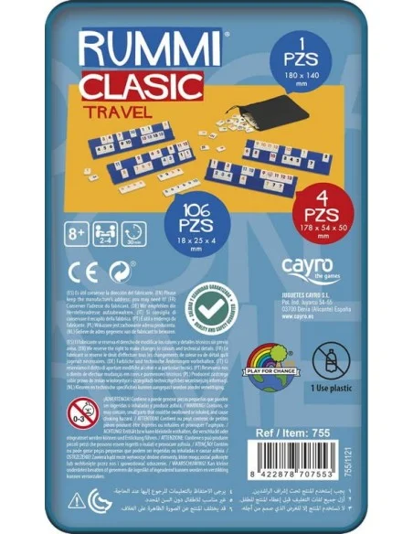 CAYRO-TRAVEL RUMMICLASIC CAJA METAL 755