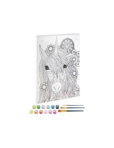 CRAFT-SET PAINT NUMBERS 30x40 UNICORNIO