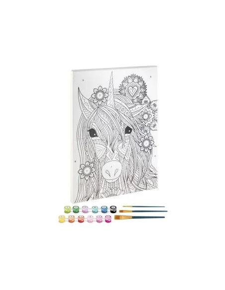CRAFT-SET PAINT NUMBERS 30x40 UNICORNIO