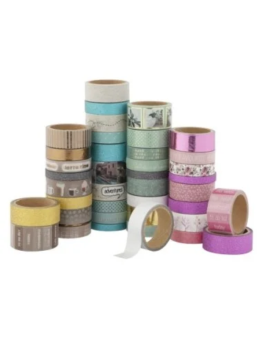 CRAFT-WASHI TAPE DECOR -MALETA 40 ROLL.-