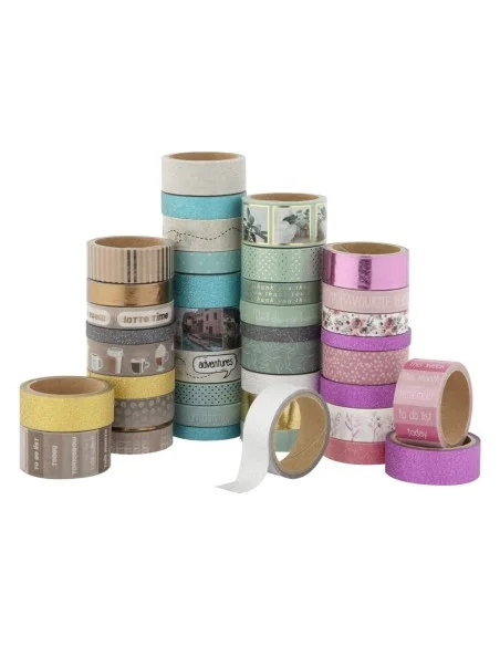 CRAFT-WASHI TAPE DECOR -MALETA 40 ROLL.-