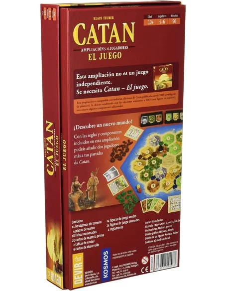 DEVIR-CATAN EXT.5-6 JUGADORES