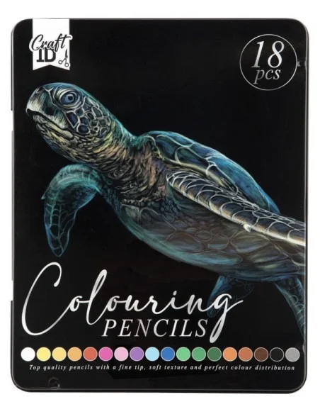 CRAFT-CAJA 18 LAP.COLORES METAL MOXY
