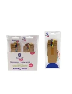 ETIQUETAS COLGANTES KRAFT 4,5x8,5-PACK 4