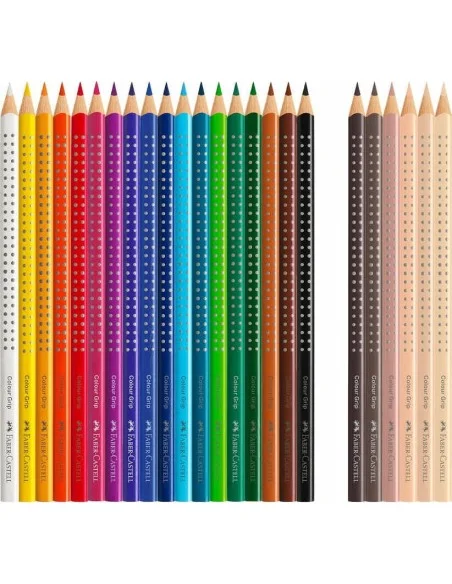 F.CASTELL-PACK 18+6 LAP.COLOR GRIP