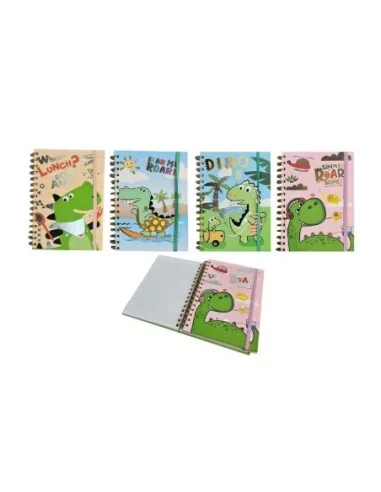 DINOS-LIBRETA GOMA ESPIRAL 15x21 5849