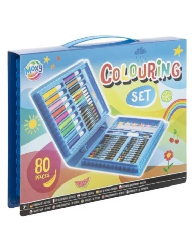 MOXY-SET PINTURAS MALETIN 80PZS. 150122