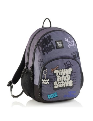 MR.GRAFFITTI-MOCHILA TRIPLE 41CM.