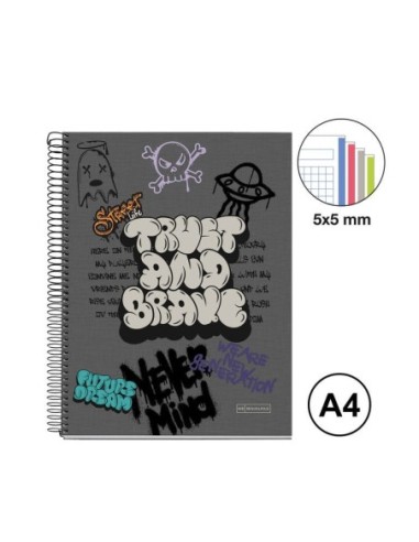 MR.GRAFFITTI-N.BOOK4 A4 120 CLA. MR4320