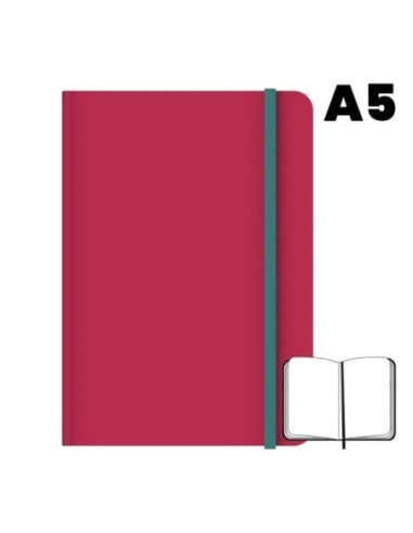 N.BOOK ENC.CAMPUS A5 96H.LISO FUCSIA