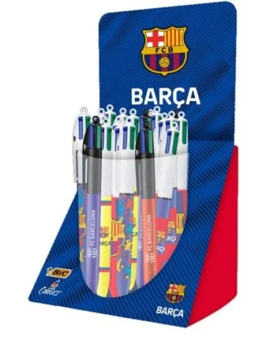 BOLIGRAFO BIC 4 COLORES FC BARCELONA