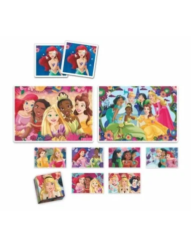 CLEMENT.-EDUKIT 4x1 DISNEY PRINCE. 18297