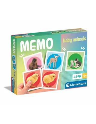 CLEMENT.-MEMO POCKET BABY ANIMALS 18315