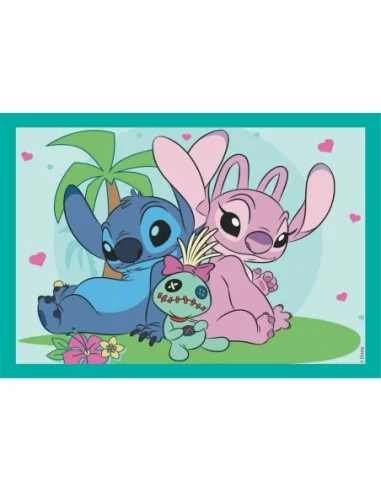 CLEMENT.-PUZZLE 4 EN 1 STITCH 21745