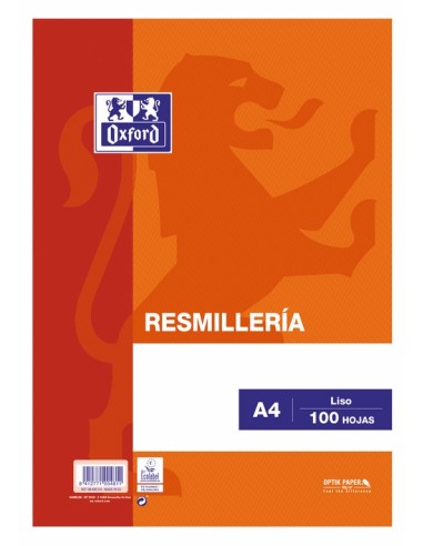 OXFORD-RESMILLERIA A4 LISO 100H.90GR.