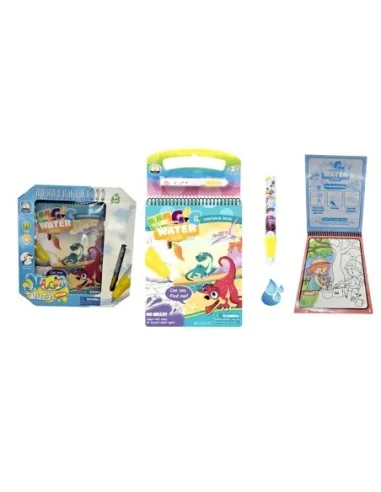 LIBRETA MAGICA AGUA C/BOLI DINOS 6635