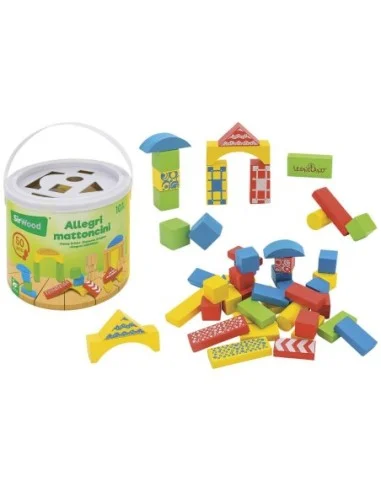MADERA-CUBO BLOCKS 50PZS. 40536