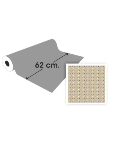 PAPEL REGALO ECON.BOBINA 62CM.(4KG.)1015